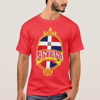 T-shirt Drapeau de la famille Santana République dominicai