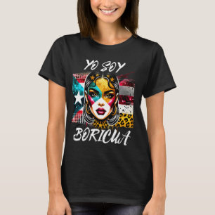 T-shirt Drapeau de la femme portoricaine Yo Soy Boricua Po