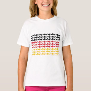 T-shirt Drapeau de la fête de la bière Dachshund