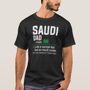 T-shirt Drapeau de la fête des pères Définition de papa sa