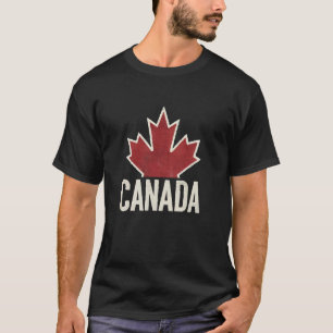 T-shirt Drapeau de la feuille d'érable du Canada Canadien