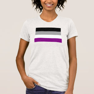 T-shirt Drapeau de la fierté asexuelle