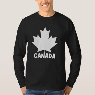 T-shirt Drapeau de la Fierté canadienne Feuille d'érable R