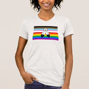T-shirt Drapeau de la fierté de progrès LGBTQ+