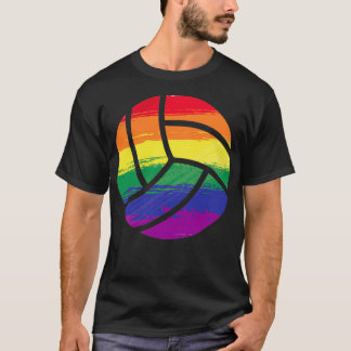 T-shirt drapeau de la Fierté de volleyball 2