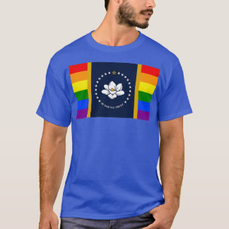 T-shirt Drapeau de la fierté du Mississippi
