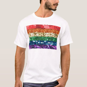 T-shirt drapeau de la fierté séquentielle