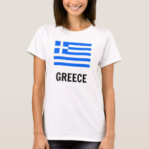 T-shirt Drapeau de la Grèce