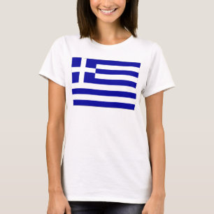 T-shirt Drapeau de la Grèce