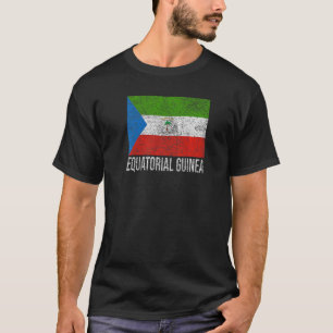 T-SHIRT DRAPEAU DE LA GUINÉE ÉQUATORIALE MALABO ÉQUATOGUIN