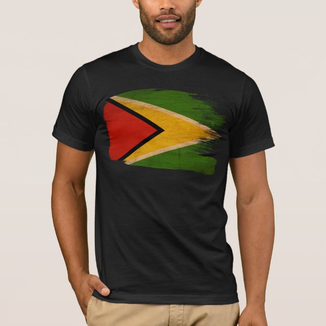 T-shirt Drapeau de la Guyane (Devant)