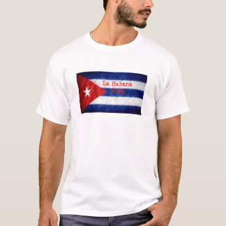 T-shirt Drapeau de La Habana Cuba