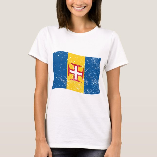 T-shirt Drapeau de la Madère (Devant)