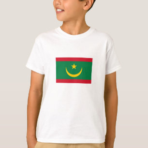 T-shirt Drapeau de la Mauritanie