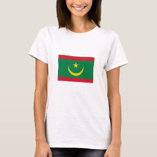T-shirt Drapeau de la Mauritanie