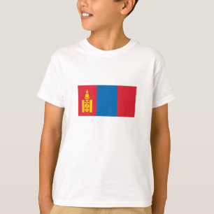 T-shirt Drapeau de la Mongolie