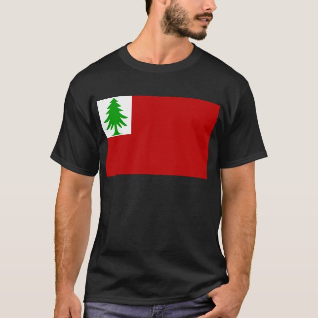 T-shirt Drapeau de la Nouvelle Angleterre (Devant)