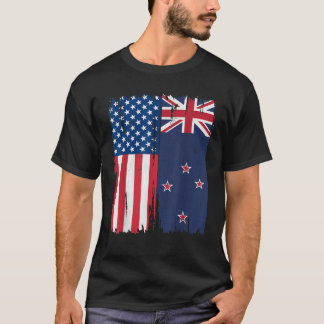 T-shirt Drapeau de la Nouvelle-Zélande