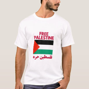 T-shirt Drapeau de la Palestine libre