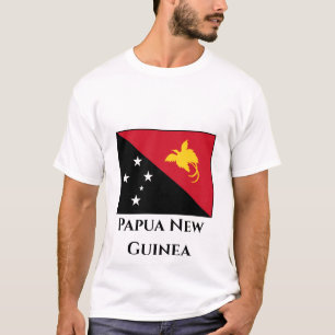 T-shirt Drapeau de la Papouasie-Nouvelle-Guinée