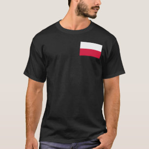 T-shirt Drapeau de la Pologne