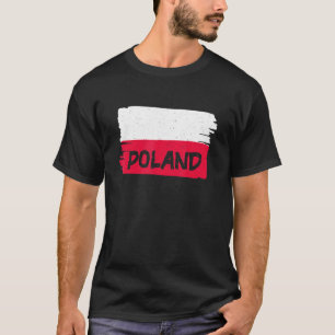 T-shirt Drapeau de la Pologne