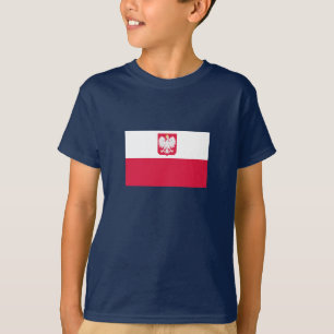 T-shirt Drapeau de la Pologne