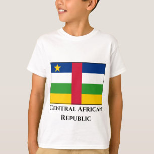 T-shirt Drapeau de la République centrafricaine