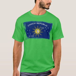 T-shirt Drapeau de la République de conque