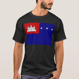 T-shirt Drapeau de la République de Khmer