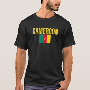 T-shirt Drapeau de la République du Cameroun