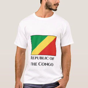 T-shirt Drapeau de la République du Congo