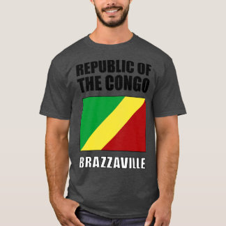 T-shirt Drapeau de la République du Congo