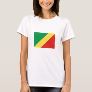 T-shirt Drapeau de la République du Congo