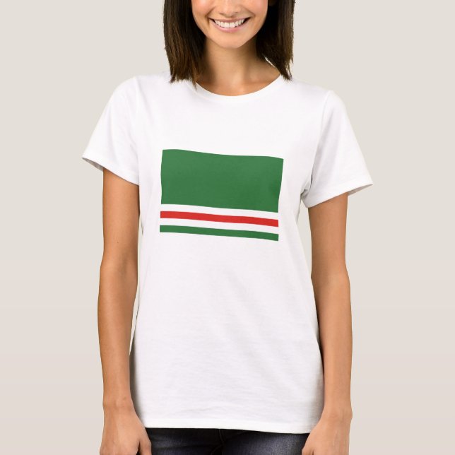T-shirt Drapeau de la République tchétchène d'Ichkeria (Devant)