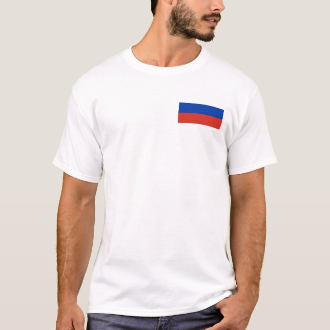 T-shirt Drapeau de la Russie (Devant)
