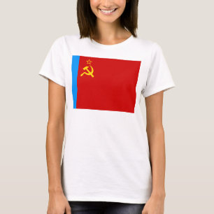 T-shirt Drapeau de la Russie soviétique, URSS, CCCP, commu