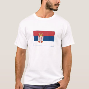 T-shirt Drapeau de la Serbie