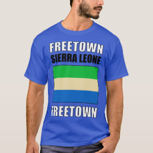 T-shirt Drapeau de la Sierra Leone
