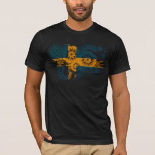 T-shirt Drapeau de la Suède