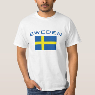 T-shirt Drapeau de la Suède
