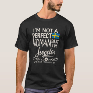 T-shirt Drapeau de la Suède Femme   Souvenir de la fierté 
