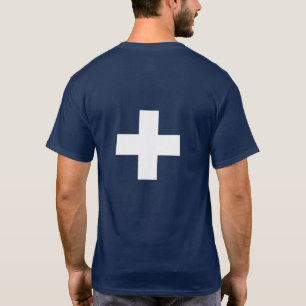 T-shirt Drapeau de la Suisse modifiée