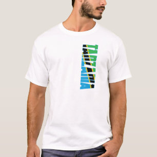 T-shirt Drapeau de la Tanzanie