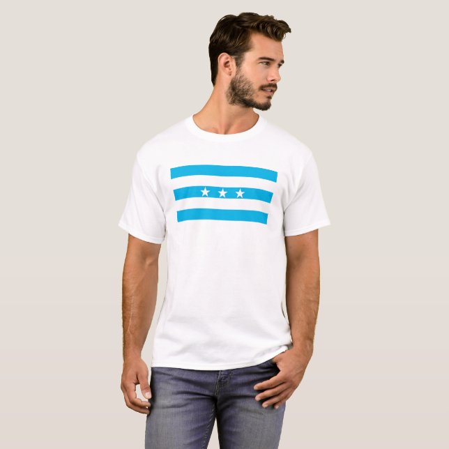 T-shirt Drapeau de la ville de Guayaquil Symbole Equateur (Devant entier)