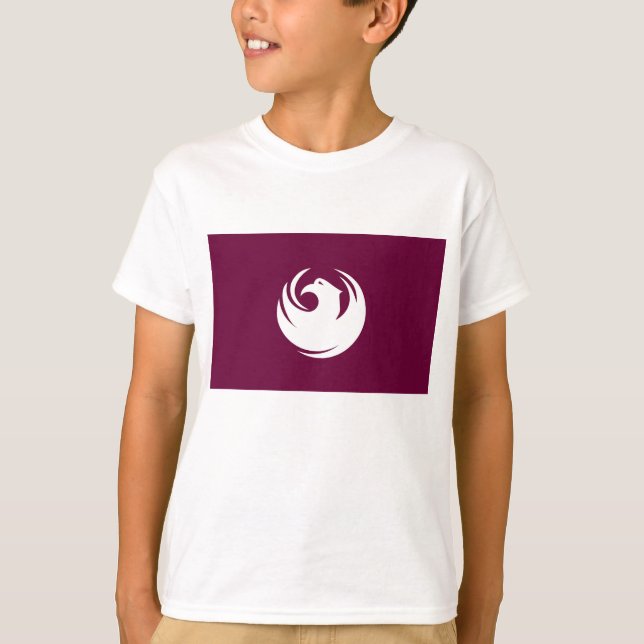 T-shirt Drapeau de la ville de Phoenix Arizona (Devant)