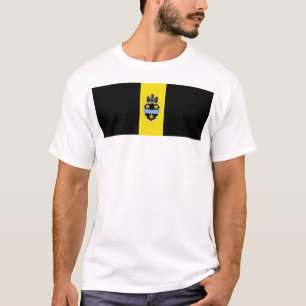 T-shirt Drapeau de la ville de Pittsburgh