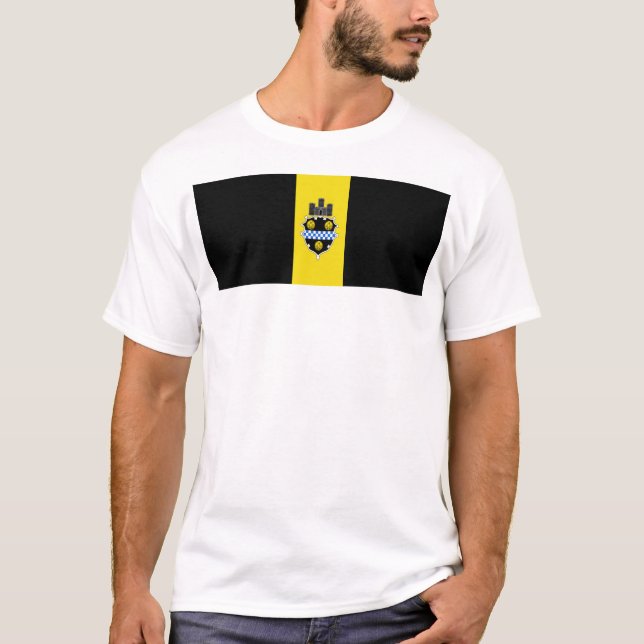 T-shirt Drapeau de la ville de Pittsburgh (Devant)