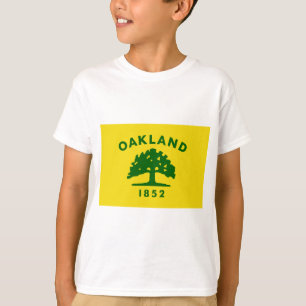 T-shirt Drapeau de la ville d'Oakland (Californie)