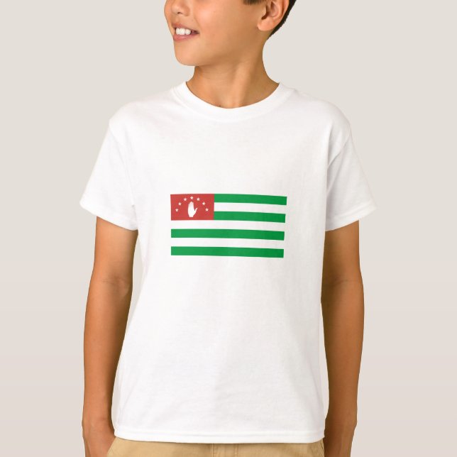 T-shirt Drapeau de l'Abkhazie patriotique (Devant)